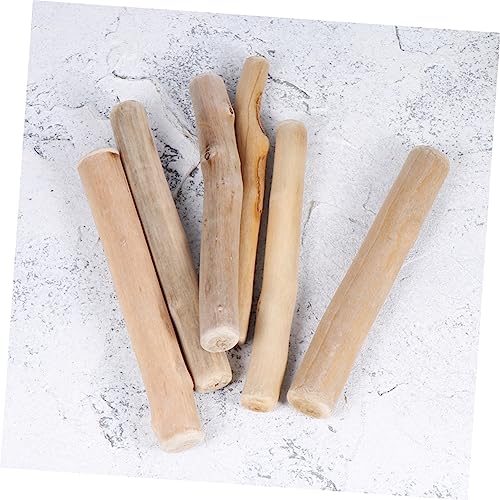 16 Pcs Christmas Logs DIY Fish Tank Decorative Wood Twigs Greenery Stems for Aquarium Tree Decor