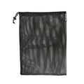 Mesh Drawstring Bag 2 Pack – 12"x16" Heavy Duty Nylon Storage Bag for Pond, Aquarium & Fountain Water Pumps, Reusable Bag with Drawstring Closure, Black
