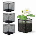 4 Pcs Pond Plant Baskets Aquatic Planting Bags Breathable Mesh Water Garden Plant Pot for Lily Lotus Flower Bog Terrestrial Plant