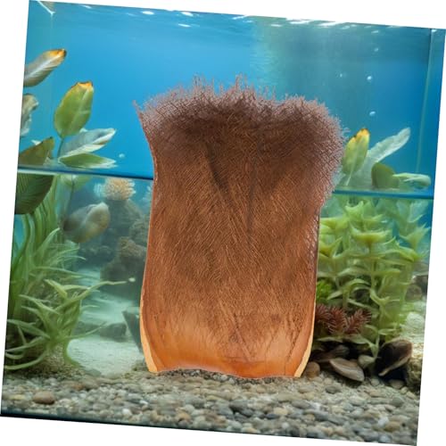 SOLUSTRE 5 Sheets Artificial Palm Tree Bark for Garden Pots and Aquarium Fish Fry Hatching Natural Look Decorative Plant Basking Platform Versatile Tank Background and Landscaping Bark Wide
