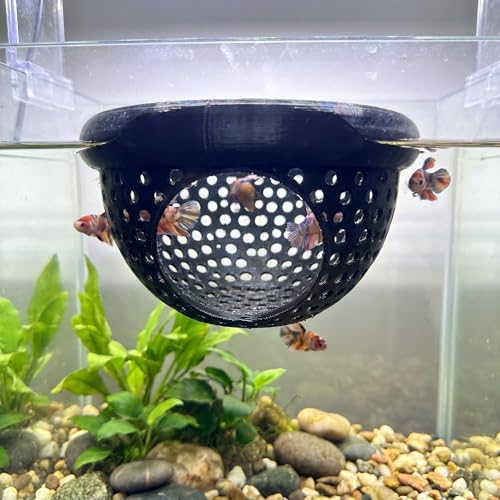 LXLO 2 PCS Betta Hammock & Floating Betta Log, Beta/Betta Fish Hammock Bed Hideout Cave, Resting Spot Leaves, Shrimp Shelter, Betta Fish Tank Accessories & Toys for Aquarium (Black)