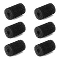 for Polaris Pool Cleaner Parts, 6 Pack Sweep Hose Tail Scrubbers Replacement for Sweep Pool Cleaner Fits Polaris 180 280 360 380 480 3900 - color: Black-6 Pack