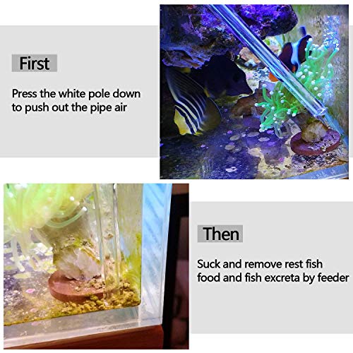 Aquarium Choice Coral Feeder Long Syringe Tube Upgraded Version 58CM/22.83Inch Length Two Units(Patented Product)