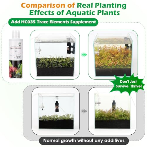 HC035 All-in-One Liquid Aquarium Plant Fertilizer - with Essential Micro & Macro Nutrients for Freshwater Planted Tanks, 150ml/500ml/1000ml (500mL) - color: Micro&Macro Fertilizers, size: 500mL