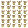 PATIKIL Spring Band Hose Pipe Clamps for 9-10.2 mm OD Hose, 30 Pack Silicone Vacuum Constant Tension Band Clips for Fuel Line Silicone Air Hose Tube Water Pipe, Gold - size: 9-10.2 mm