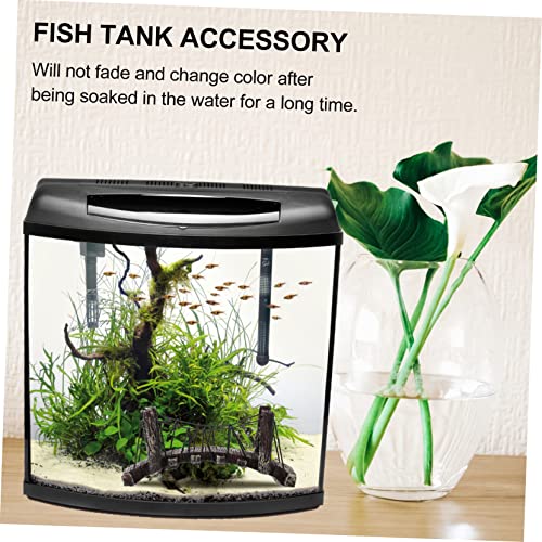 FRCOLOR Fish Tank Landscaping Bridge Water Tank Fish Hideaway Turtle Climbing Platform Miniature Glass Ornaments Reptile Decor Tank Decor Landscape Decoration Resin Aquarium Fish Skin