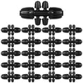 1/2 Inch to 1/4 Inch Tubing Irrigation Fittings for (1/2'' ID x 0.60''-0.63'' OD) 16mm Drip Tubing,Locked Barbed Tee Connectors (20 Pcs Barbed Tee 6-Way) - size: 20 Pcs 1/2 to 1/4 Inch Locked Barbed 6-Way