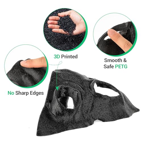 Aquarium Cave Fish Tank Cave Decor Corner Hide – PETG Reptile Hideout with 500g Sand, Mangrove Root Texture for Fish Shrimp Gecko Lizard, Fish Tank Decor 7.5x7.5x4 Inch (Black)