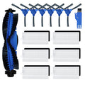 Spare Accessories Compatible with eufy 11S, 25C, 30C Slim Robotic Vacuum Cleaner NOT for Max/G/L Series Replacement Parts Include: 1 Roller Brush 6 Edge Brushes 6 Filter Foam Kit - style: Standard Kit
