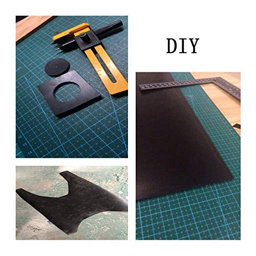 NABOWAN Solid Rubber Sheets,Strips,Rolls 1/8" (.125") Thick x 12" Wide x 12" Long Neoprene Rubber, Perfect for DIY Gasket Material, Sealing, Liner, Shield, Padding, Mat - size: 12" Wide x 12" Long, style: 1/8" (.125") Thick