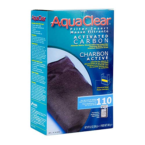 Aqua Clear AquaClear Activated Carbon Filter Inserts – Replacement Chemical Filter Media for 110 Gallon Tank
