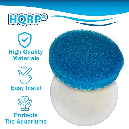 HQRP Fine and Coarse Media Filter Pads (3+2) Compatible with Eheim Classic 600/2217 External Aquarium Canister Filter