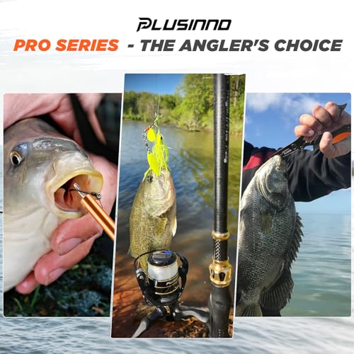 PLUSINNO Fishing Backpack with Fishing Rod and Reel Combos Tackle Boxes, Waterproof Tackle Backpack for Fishing Gear with Rod Holder, Fishing Gifts for Men with Fishing Tool Kit... - color: Khaki Camo Backpack With Rod and Reel Combo