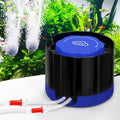 QZQ Aquarium Air Pump, Quiet Fish Tank Air Pump with Dual Outlets, 3W/5W Powerful Adjustable Oxygen Pump with Accessories, Aquarium Bubbler Aerator for Fish Tank Up to 120 Gallon (5W) - style: 5W(127GPH)