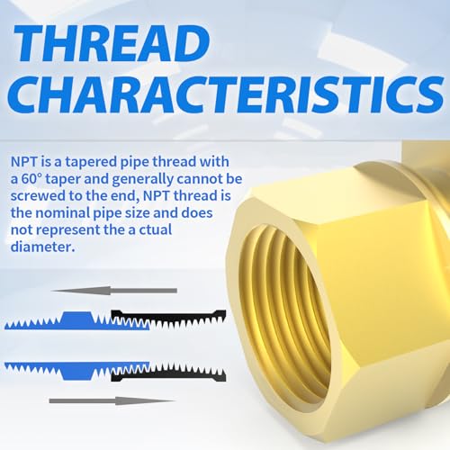 ChillWaves Brass Ball Valve, Air Compressor Ball Valve Shut Off Switch 1/4" NPT Male x 1/4" NPT Female Thread Pipe Fitting(4-PACK) - size: 1/4" MNPT x 1/4" FNPT, style: PACK OF 4
