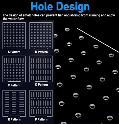 Large Acrylic Aquarium Divider with Suction Cups - Fish Breeding Isolation Grid Plate for Sick Fish, 38x30cm (15x11.8in) - Durable, Easy to Install, Prevents Aggression - size: 38x30cm/15x11.8in