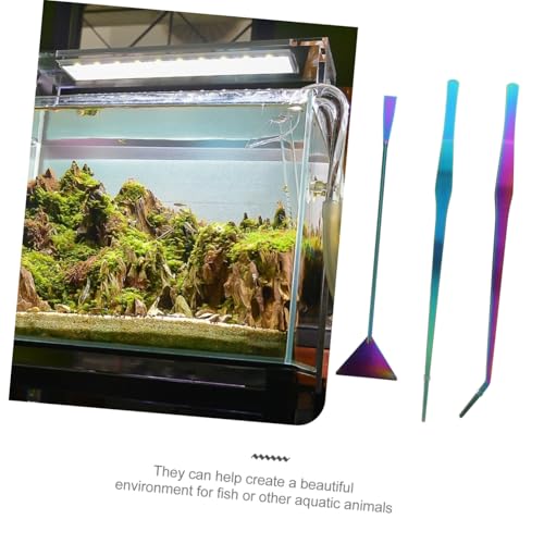 3pcs Aquarium Maintenance Tools Set Spatula Tweezers for Aquascaping Fish Tank Cleaning Tools