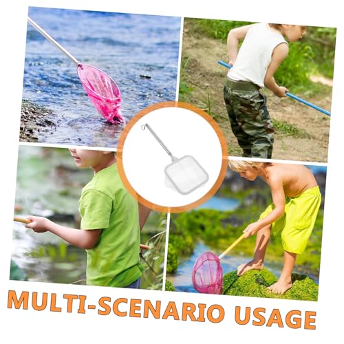 Stainless Steel Telescopic Fishing Net for Fish Tank Small Shrimp Net with Extendable Handle Secure Design for Catching Fish and Shrimp Durable Aquarium Net for Easy Use
