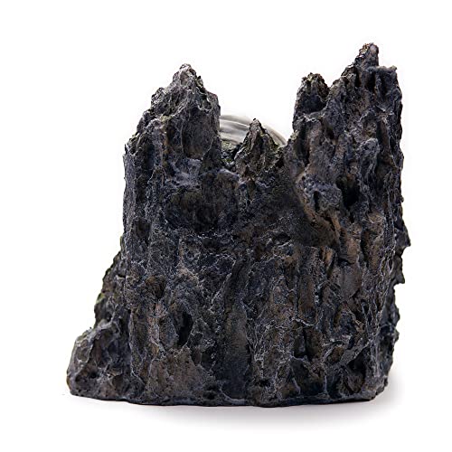 Allcolor Fish Tank Decor Rocks.Aquarium Decoration Model.Easy and Quick Solution for Aquascaping.(Skull Canyon) - style: Skull Canyon