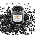 DomeStar 550PCS Small Black Vase Fillers, Acrylic Fake Ice Rocks Gems Crystals Diamonds Table Centerpiece Aquarium Tank Table Scatter DIY Crafts (0.4 * 0.6) - color: Black