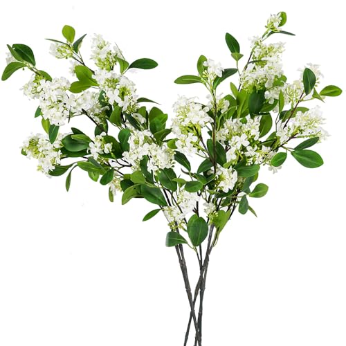 Melorca&Guilla Artificial Plants,6PCS 32" Green Faux Branches for Vase Faux Greenery Stems,Artificial Plants Fake Plants for Shop Garden Office Home Décor (6, Daphne) - color: Daphne