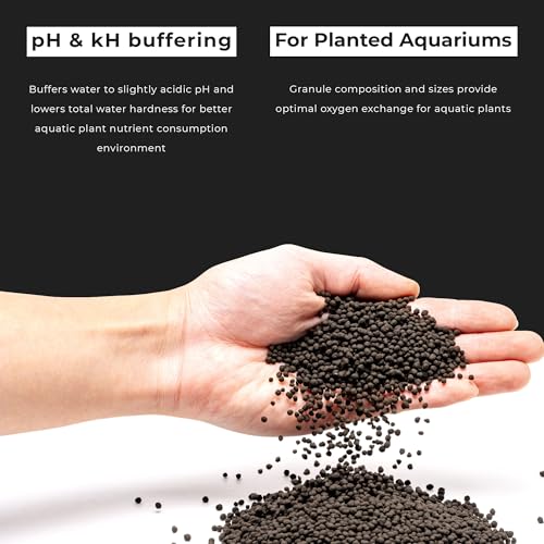Ultum Nature Systems Controsoil - Freshwater Aqua Soil Substrate for Fish, Shrimp, Live Plant Propagation and Aquascaping - 6.8pH Low Ammonia, Volcanic Ash - Black, Fine (3 Liter) - color: Black - Fine, size: 3 Liters (2.7 kg)
