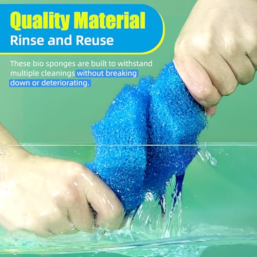 AQUANEAT Replacement Sponge Filter Media Pad Compatible With VIVOHOME/VEVOR/VIVOGROW 1580/1840 GPH or SUNSUN CPF-2500/3500 Pressure Pond Filter for Koi Fish