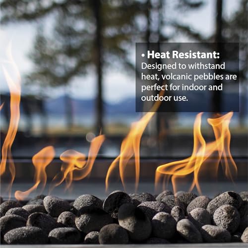 SuperMoss (24099) Volcanic Pebbles – Natural Lava Rocks for Fire Pits, Gas Fireplaces, Aquariums, Terrariums, Sauna, Succulent Soil, Landscaping & Décor, 2 Quart Bag, Natural