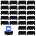 24 Pcs Black Pet Fountain Filter Sponges, U Shape Replacement Foam Pre-Filters Sponge for Cat Dog Water Dispenser Universal Pump Protector