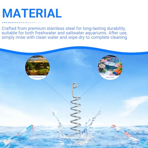Hanging Fish Tank Vegetarian Feeder for Plecos – 2 Pack | For Goldfish, Snails, Cichlids & Bottom Feeders, Holds Cucumber, Zucchini, Pumpkin, Freshwater & Saltwater Safe