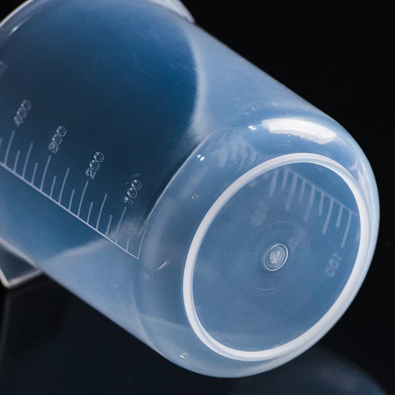 4 Pcs 100ml/3.4oz Plastic Graduated Cup Clear Measuring Cup Multipurpose Mixing Cups for Kitchen Cooking Medicine Measure Tool - size: 4 Count, 100 ml