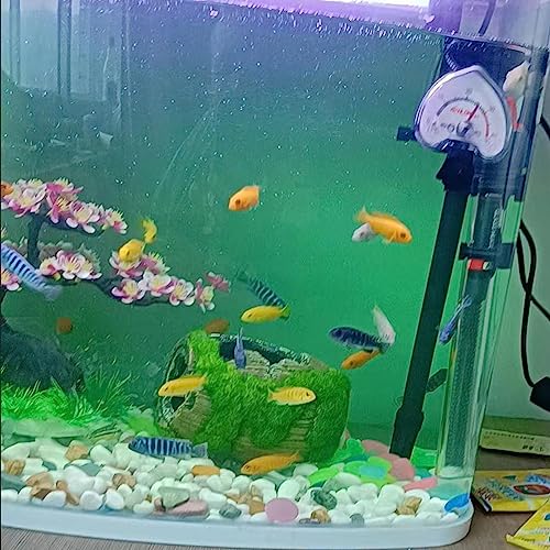 Fish Tank Accessories Decorations, Aquarium Hideout Cave for Betta, Fish Tank Ornament 3.5" - color: Small Cask