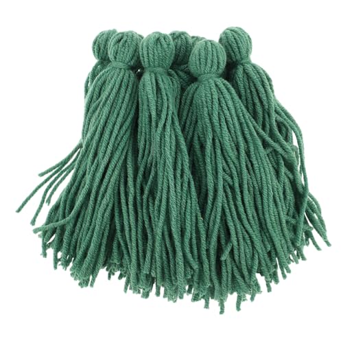 INOOMP 10pcs Spawning Mops for Aquarium Fish Breeding Floating Hideout for Breeding Fish Tank Decor Shrimp Shelter Hiding Grass for Aquarium