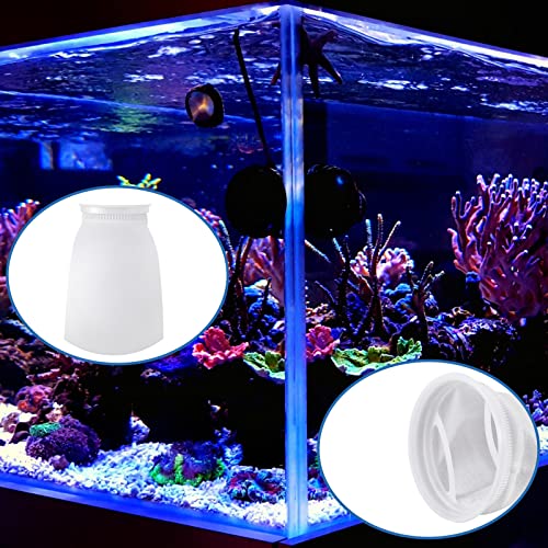 Jecery 8 Pcs 7 Inch Aquarium Filter Socks, 200 μm Ring Felt Filter Bags 7 x 16 inches Sump Socks for Saltwater Aquarium Fish Tank Freshwater - size: 7 x 16 inches