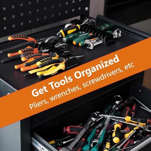 22 pcs Plier Organizer for Toolbox & drawer Storage, Modular Plier holders for Mechanics, Technicians. Storage for larger pliers,Gift for father and boyfriend(For mixed size pliers) - style: For mixed size pliers
