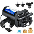 ECO-WORTHY 110V AC Fresh Transfer Diaphragm Water Pump On Demand 5.5GPM 70PSI High Pressure Water Booster Pump 110 Volt with Pressure Switch for Irrigation Garden Hose Sprinkler Home RV - size: 5.5GPM-70PSI-110V-Standard Package
