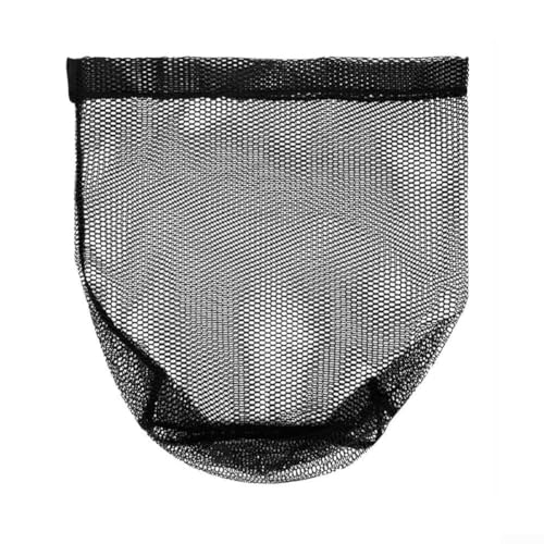 Replacement Netting for Fishing Landing Net, Nylon Mesh Bag with 66Ib Load Capacity, for Freshwater and Saltwater, 40-50cm Diameter,3 Sizes - size: 17.7"