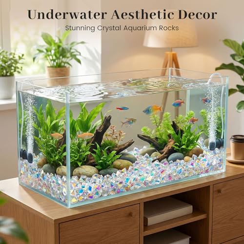 DomeStar 550PCS Bright Clear Vase Fillers, Small Acrylic Fake Ice Rocks Gems Crystals Diamonds Table Centerpiece Fish Tank Table Scatter Photography Props Display (0.4 * 0.6) - color: Bright Clear