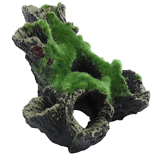 TOPINCN Fish Hide Cave Ornament Decoration Box Skin Cave Fish Shrimp Avoidance Cave Simulated Dead Wood Cave Avoidance House for Shrimp Shrimp Pumpkins Artificial