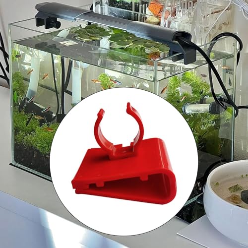Baoblaze 5X Fish Tank Water Pipe Clamps,Fish Tank Tubing Holders,Adjustable Aquarium Tool,Aquarium Accessories Fixing Bracket, Style A - size: STYLE A