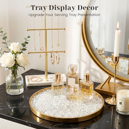 DomeStar 4200PCS Mini Clear Fake Ice for Vase Fillers, Iridescent Acrylic Fake Diamonds Gems for Centerpiece Fish Tank Table Scatter Photography Props Display Decor (0.23 * 0.33) - color: Iridescent