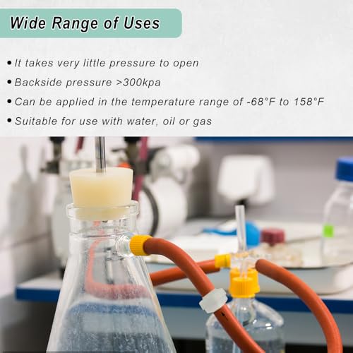 28 Pcs Plastic Check Valves, Plug-in Barb One Way Vacuum Check Valves for Liquids and Gases (1/8, 5/32, 1/4, 5/16, 3/8, 1/2 inch)