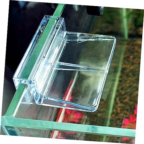 Happyyami 20pcs Aquarium Supports Fish Tank Cover Bracket for Home Aquarium Park 6mm Thick Plastic Material Safe and Practical Bracket Set