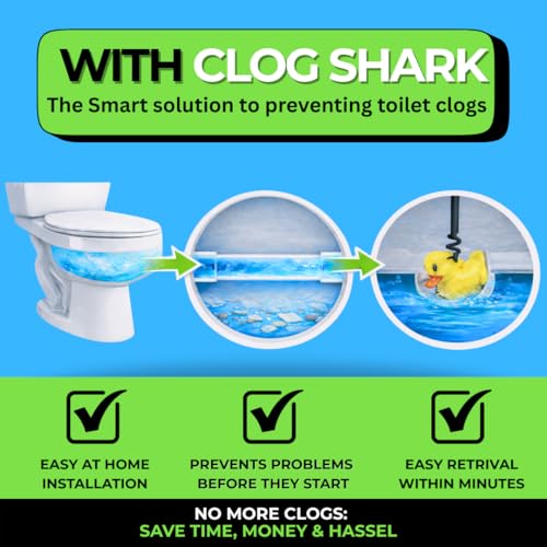 Commercial Toilet & Drain Clog Prevention Device, Heavy-Duty Plumbing Guard, Made in USA, Easy Tool-Free Installation, Prevents Pipe Blockages for Restaurants, Hotels & Businesses - style: 1 Pack