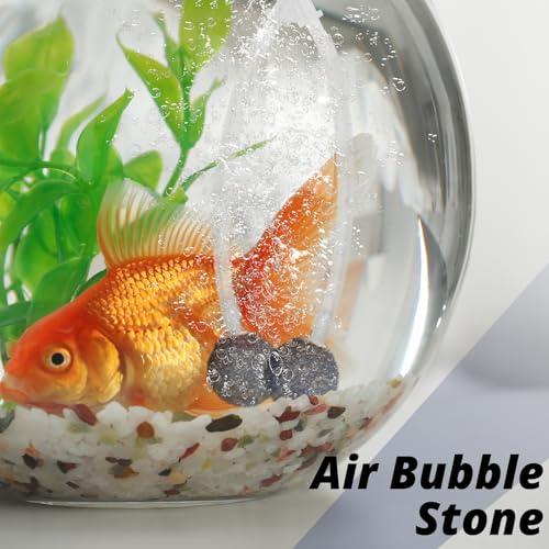 Battery Powered Fish Aerator, Aerator for Fishing Bucket 6 Gallons, Portable Fish Bubbler, Suitable for Fish Tank, Fish Bucket in Outdoor Fishing - style: 2 Air Stones and 2 Hoses