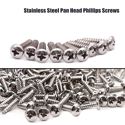 mankk 100PCS 1/4 Inch Rope Light Clips P-Style Mounting Clips Plastic Cable Clamps with Compatible Stainless Steel Pan Head Phillips Screws for Wire Management M-034-BK-LS - size: 100 Pack 1/4Inch