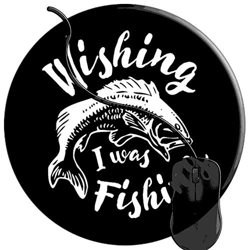 Mouse Pad for Computers,Gaming Mouse-Pads Office for Laptop Mouse Mat for PC Non Slip Mice Pad Angler Fisherman Bass Lure Fly Fishing Gear 2T1559