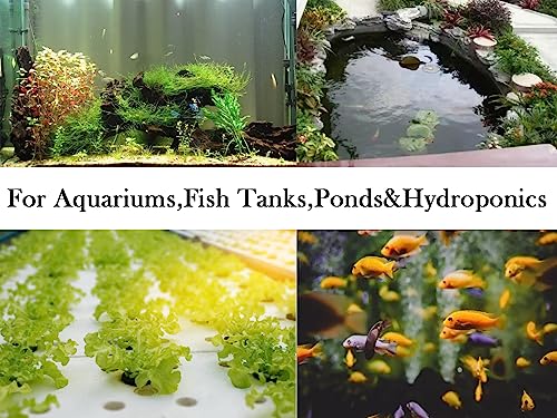 AQUANEAT Aquarium Air Stones 2x2 inch 2 Pack, Aerator Bubble Diffuser, Air Pump Accessories for Hydroponic, Pond, Aquarium Fish Tank - size: 2 inch 2 pcs