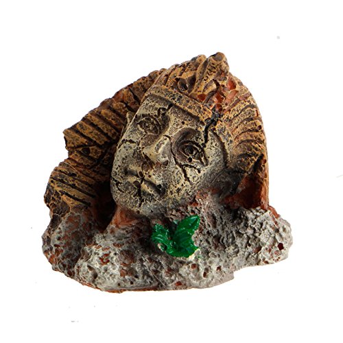 Egyptian Pharaoh Ancient Sphinx Ruins Aquarium Ornament Fish Tank Decoration