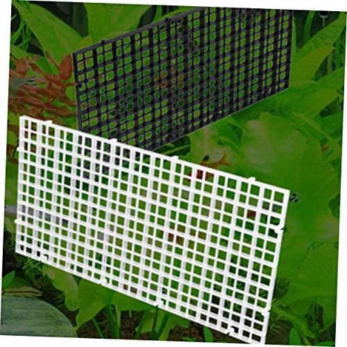 BESPORTBLE 6pcs Aquarium Isolation Panel Practical Lattice Plate for Fish Tank Easy Install Divider Suitable for Breeding and Separation White Aquarium Supplies